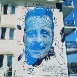 street art italy, mural in Casalabate, Puglia